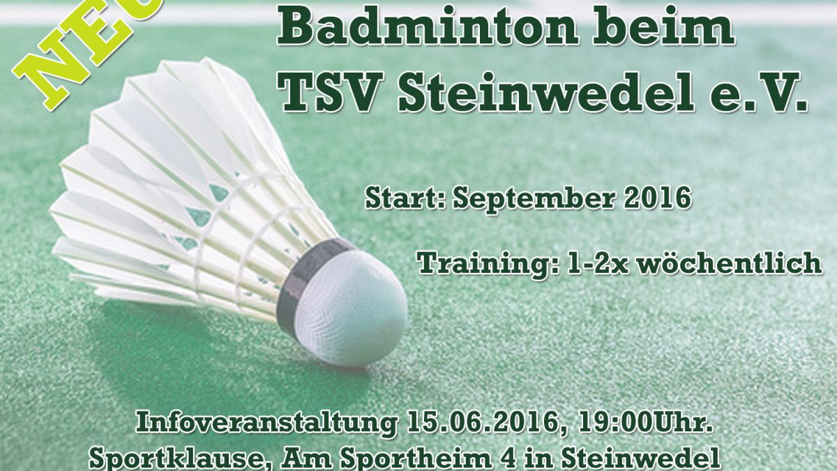 Infoveranstaltung Badminton beim TSV Steinwedel